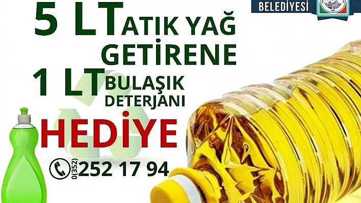 10 günde 475 litre atık yağ toplandı