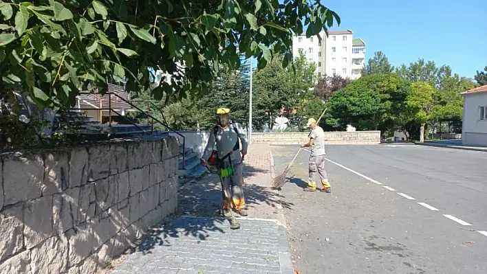 Melikgazi'de temizlik çalışmaları devam ediyor!