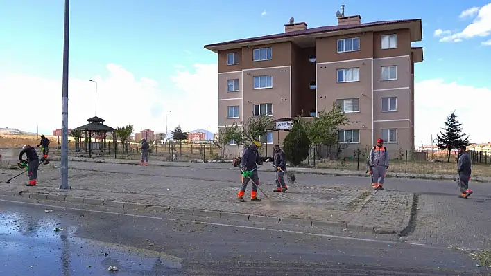 Melikgazi'de sonbahar temizliği başladı