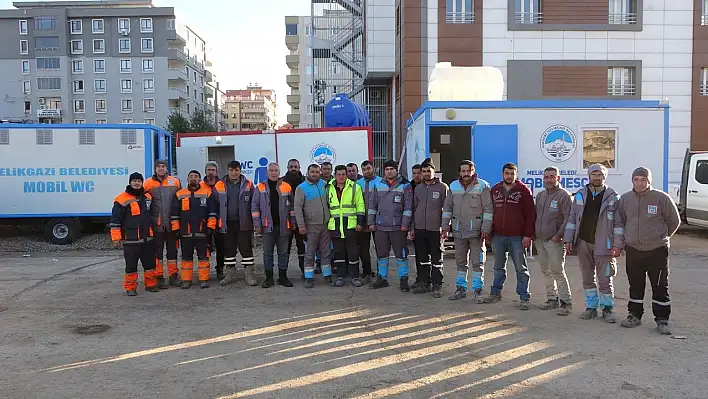 Melikgazi'den depremzedelere 'mobil yardım' yapılıyor