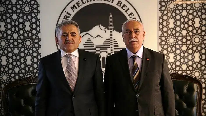 Melikgazi İlçe Milli Eğitim Müdürlüğünden Başkan Büyükkılıç'a ziyaret