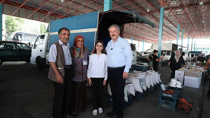 Melikgazi'nin 3 mahallesinde köy pazarı heyecanı