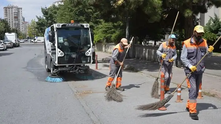 Melikgazi'nin temizlik seferberliği devam ediyor