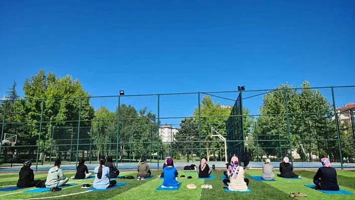 Melikgazi ilçe halkının spor yaparak, zinde kalmasını hedefliyor!