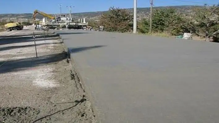 Melikgazi'ye beton yollar geliyor