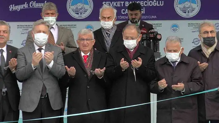 Melikgazili 4 başkan açılışta bir araya geldi