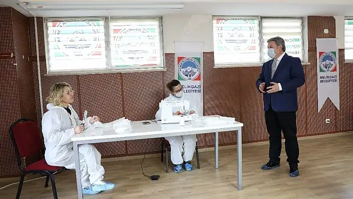 MELMEK makina ile maske üretimine geçti