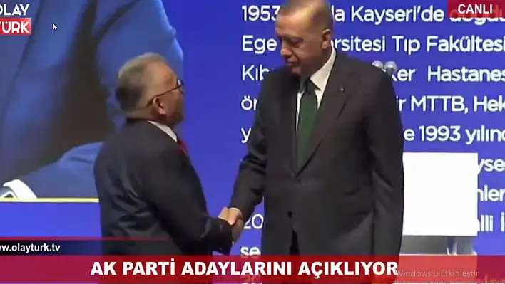 Memduh Büyükkılıç Kayseri Büyükşehir Belediye Başkan adayı oldu!