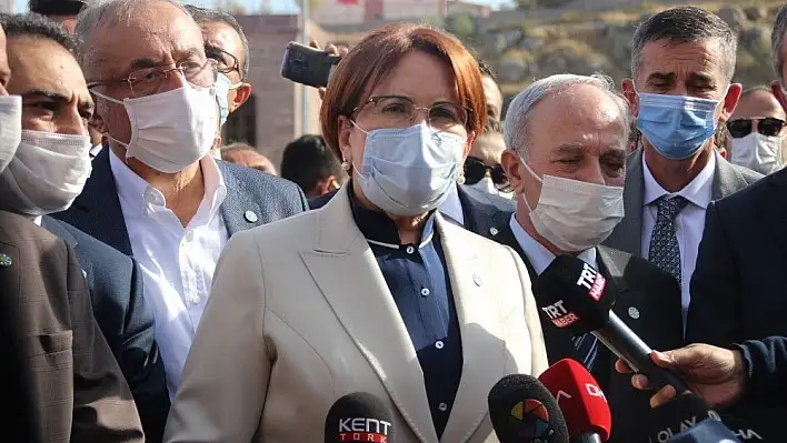 Akşener. Vatandaş ekonomik sıkıntı içinde ve durumdan endişeli 