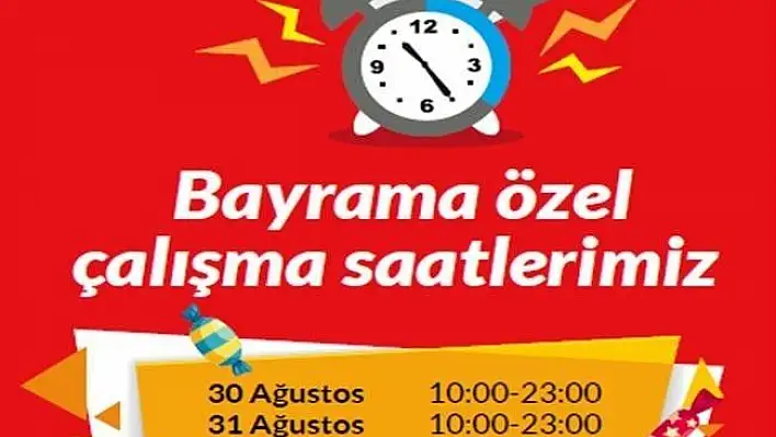 Meysu Outlet bayram saatlerini uzattı
