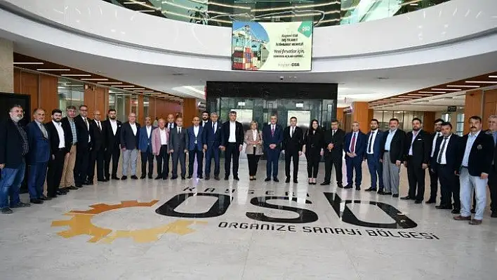 MHP'den OSB'ye hayırlı olsun ziyareti