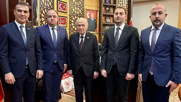 MHP Kayseri heyeti, Lider Bahçeli'ye bakın neleri anlattı!
