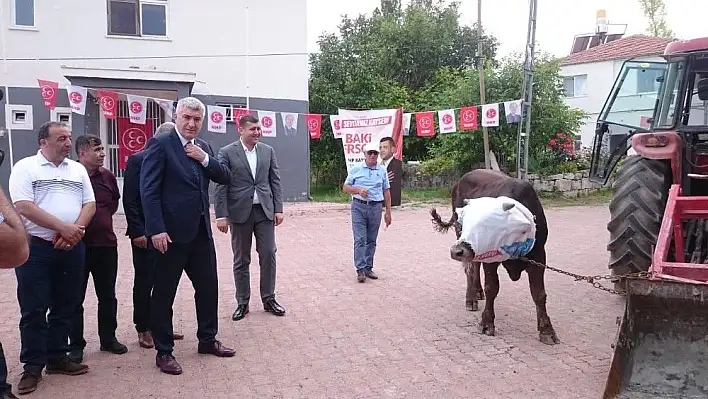 MHP Kayseri Milletvekili Baki Ersoy Kurban Kestirti
