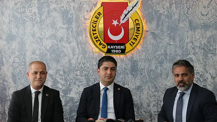 MHP Kayseri Milletvekili Gazeteciler Cemiyetinde konuştu...