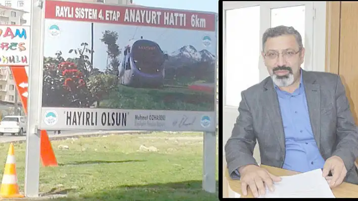 MHP'li Meclis Üyesi'nden Anayurt Raylı Sistem Göndermesi