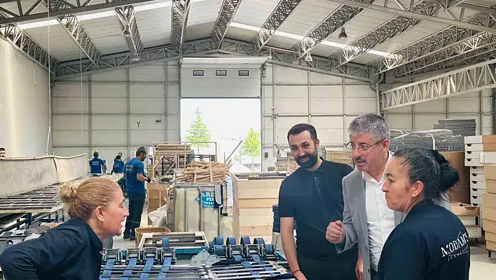 Milletvekili Çopuroğlu sanayicinin nabzını tuttu