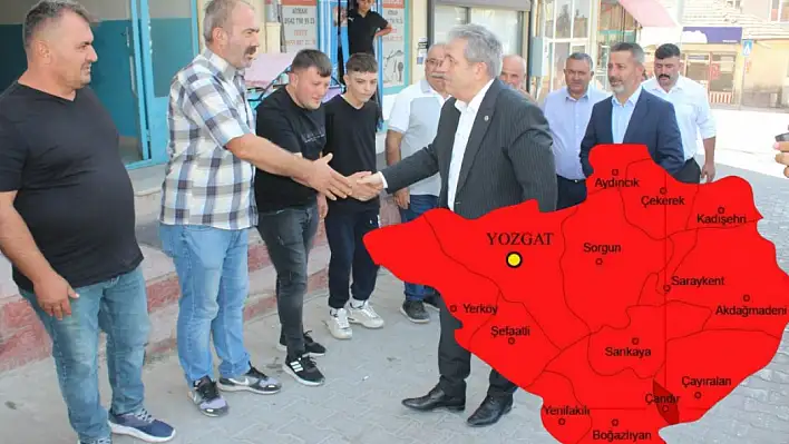 Milletvekili Özsoy Yozgat'ın en küçük ilçesini bakın neden ziyaret etti!