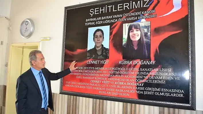 Milli Eğitim Müdürü Ekinci, Güzel Sanatlar Lisesi'ni ziyaret etti
