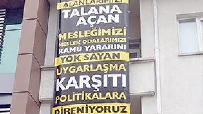 MİMAR VE MÜHENDİSLERİN TALAN İSYANI