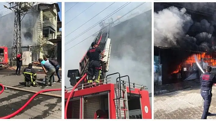 3 katlı binadaki yangın söndürüldü