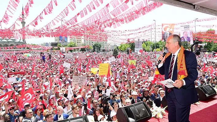 İnce: Erdoğan, ben sana bakamam çünkü devlet sana bakıyor, ben fakir fukaraya bakacağım