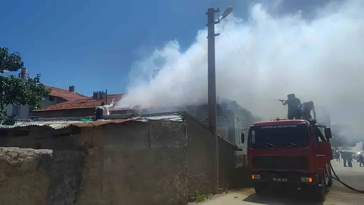 Müstakil evde yangın çıktı