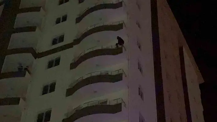 Kayseri'de hareketli dakikalar: İşçi canına kıymak istedi