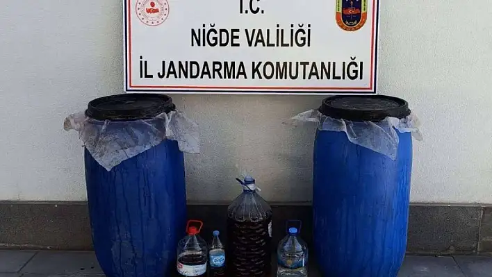 Niğde'de içki operasyonu