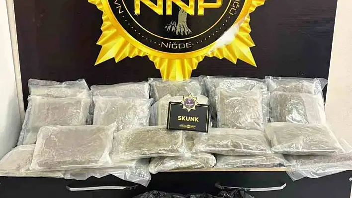 10 kilo uyuşturucu ele geçirildi