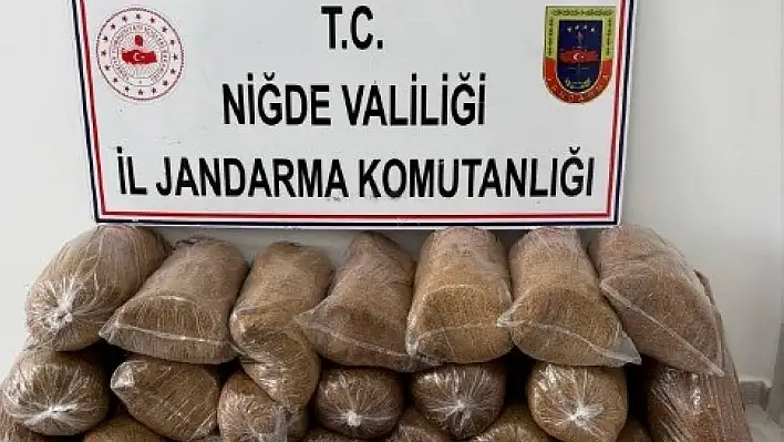 Niğde'de Jandarma operasyonu!