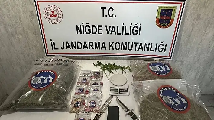 Niğde'de uyuşturucu operasyonu