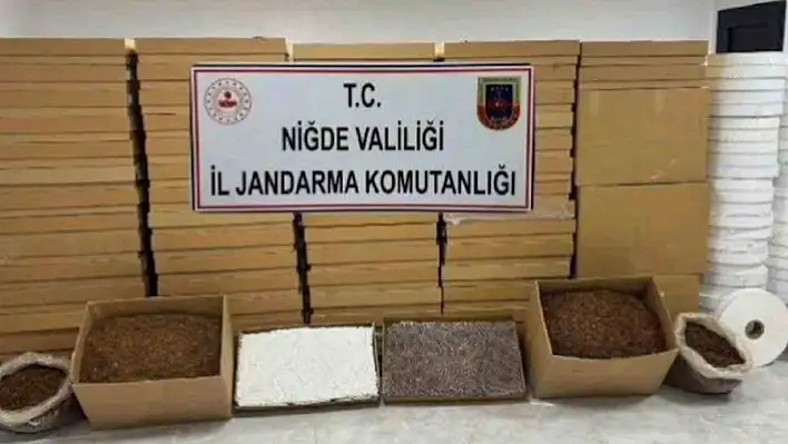Jandarmadan tütün operasyonu
