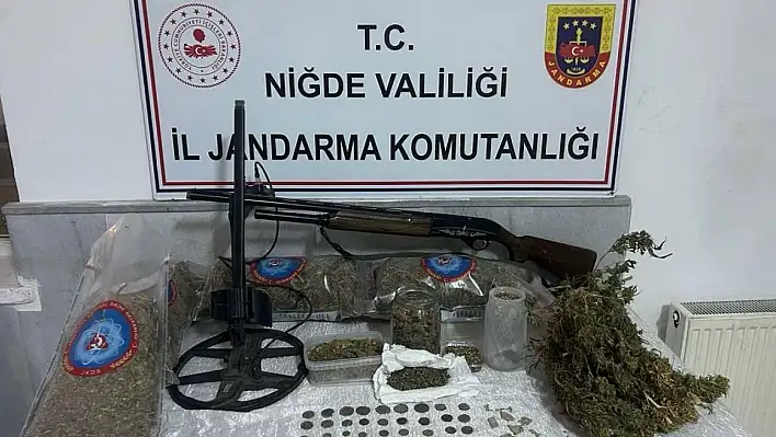 Niğde'de jandarma ekiplerinden tarihi eser operasyonu