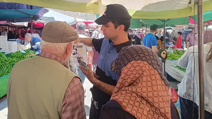 Vatandaşlar dolandırıcılık ve hırsızlık konularında bilgilendi