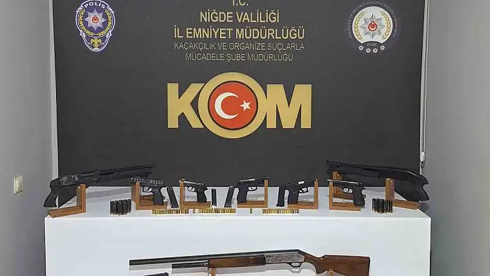 Ruhsatsız silah operasyonu: 16  gözaltı