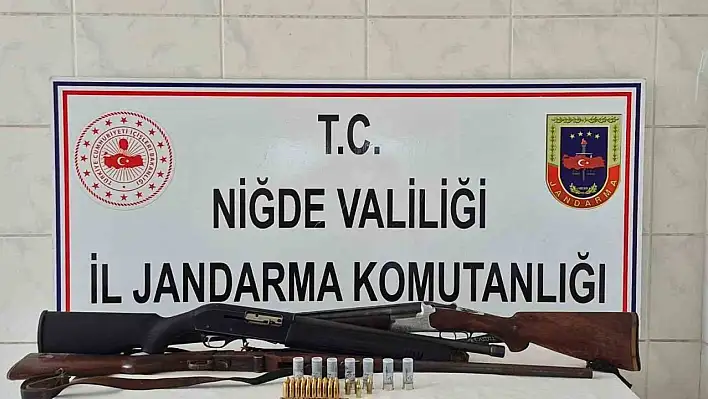 Ruhsatsız silah operasyonu: 4 gözaltı