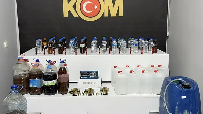 Sahte alkol operasyonu: 2 kişi tutuklandı