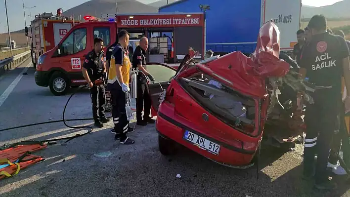 Niğde-Pozantı Otoyolu'nda kaza: Ölü ve yaralılar var
