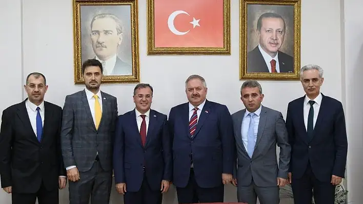 Nursaçan'dan Başkan Özdoğan'a hayırlı olsun ziyareti