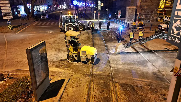 O güzergahı kullananlar dikkat! Raylı sistemde bakım çalışması