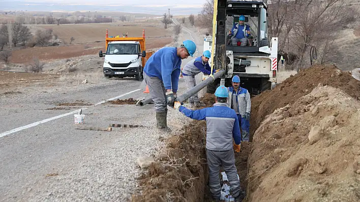 O ilçede sondaj kuyusu açıldı