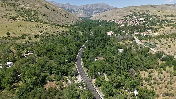 O ilçedeki 72 milyon TL'lik yol tamamlandı