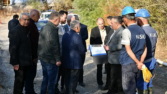 O ilçeye 45 milyonluk yatırım! Başkan yerinde inceledi