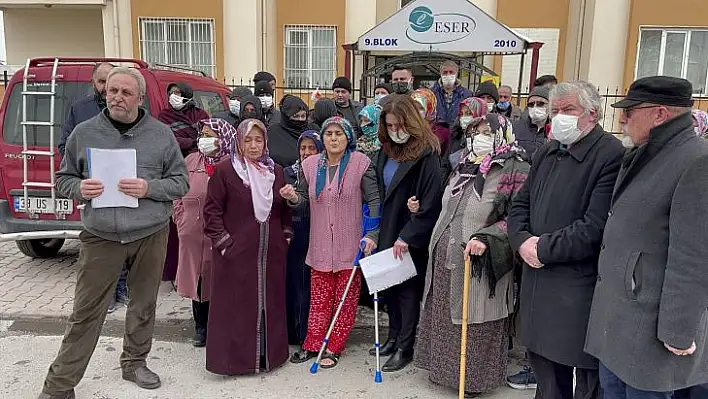 O kooperatifin üyeleri isyan etti: Karda kışta insanlar evden çıkartılır mı?