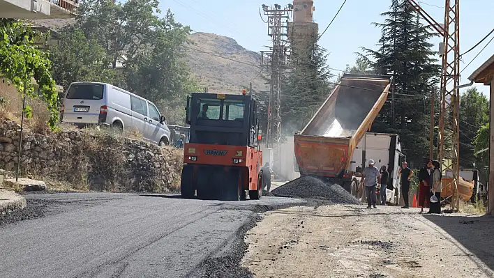 O mahallede hummalı çalışma başladı