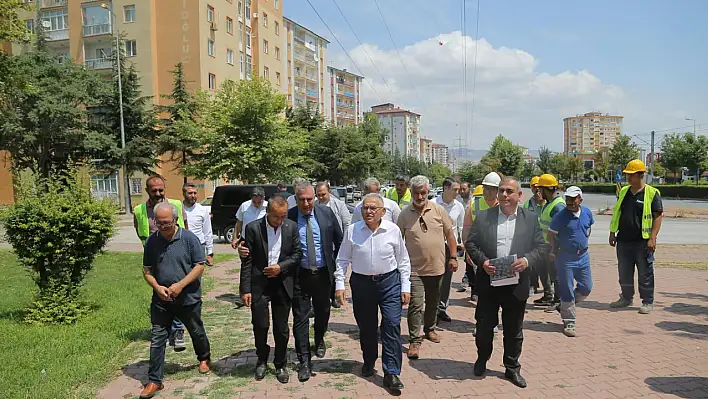 O mahallenin altyapısı yenilendi