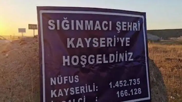 Kayseri'deki sığınmacı tabelası dikkat çekmişti! O tabela hakkında karar çıktı!