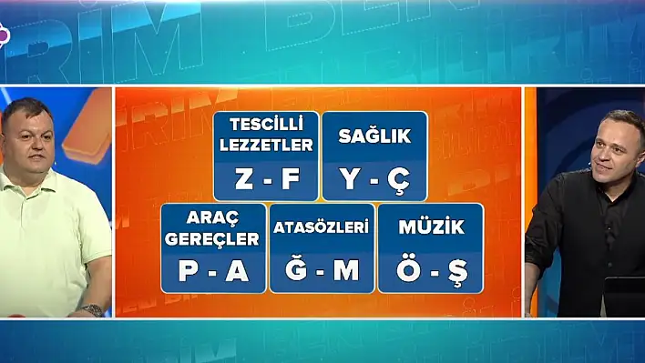 O yarışmada dikkat çeken anlar! Kayseri'nin lezzeti soruldu fakat cevap alınamadı