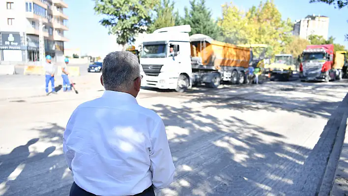 Kayseri'deki en aktif yollardan birisi! 20 milyon TL'ye yenilendi