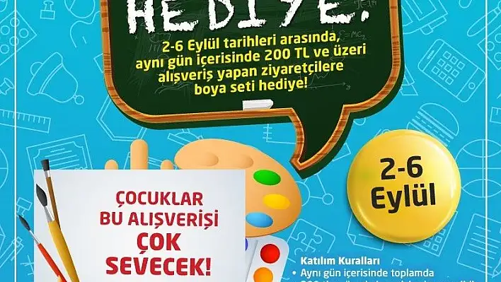 Okula Dönüş Hediyesi Meysu Outlet'te
